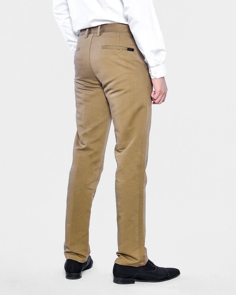 khaki tapered cargo pants